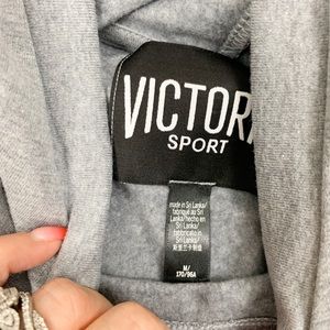 Victoria's Secret Tops - Victoria Secret Sport Grey Hooded Sweater D1963 Victoria's Secret Tops - Victoria Secret Sport Grey Hooded Sweater D1963